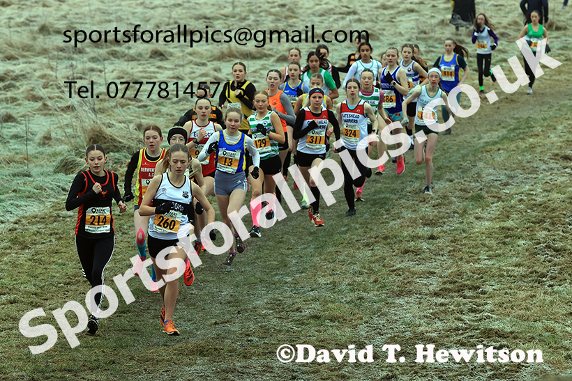 Girls under-15s 2025 Start Fitness NEHL, Wrekenton, Gateshead. Photo: David T. Hewitson/Sports for All Pics